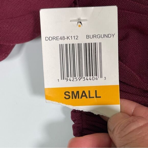 Dress the Population Dawn Bodycon Mini Dress Size S Burgundy - Picture 6 of 12